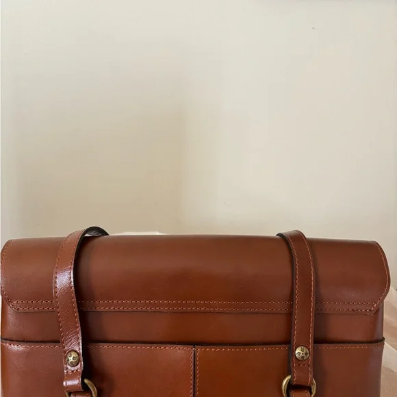 Patricia Nash Tan Leather Briefcase style Tote bag Heritage Amersham - Picture 7 of 16
